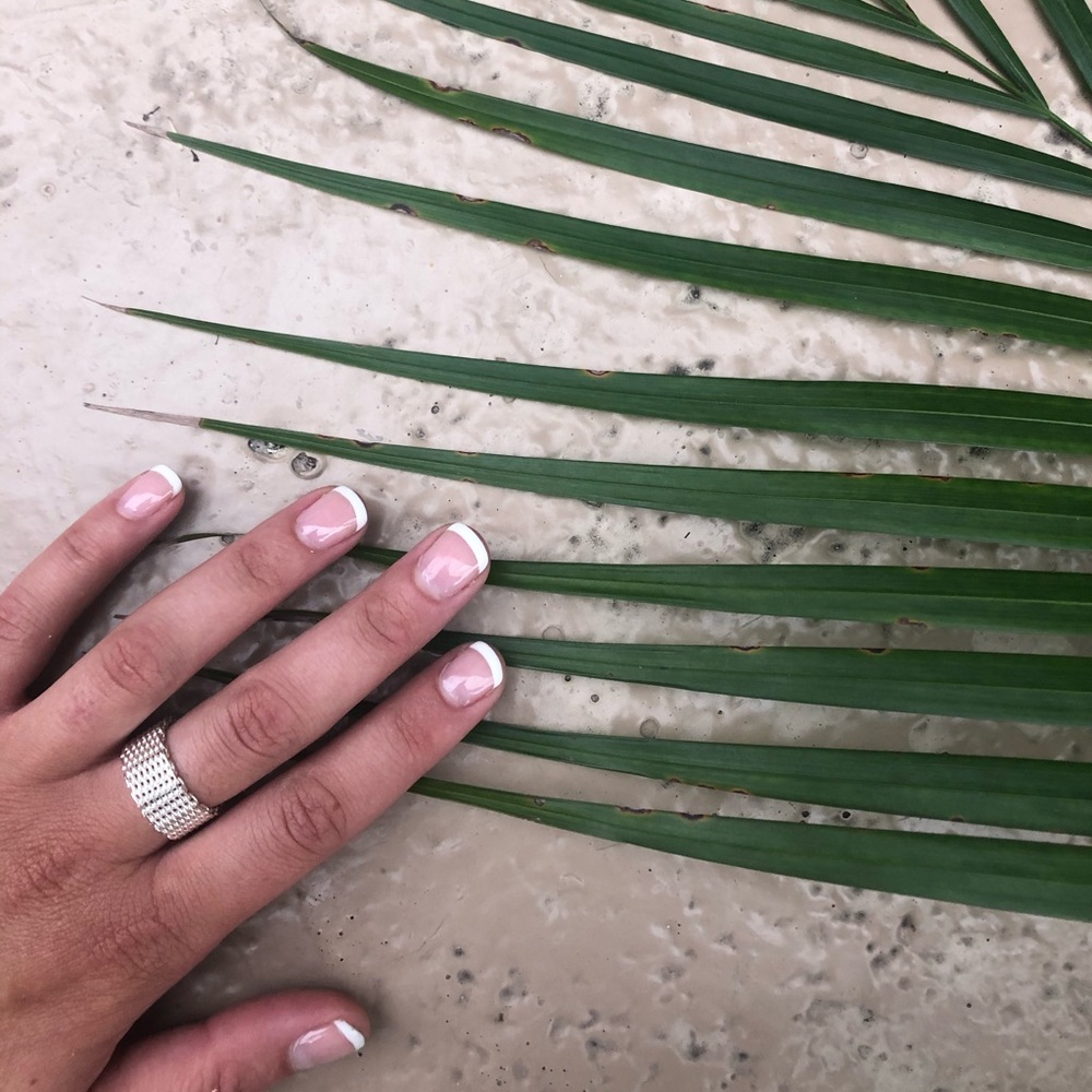Mesh Chain Ring Silver